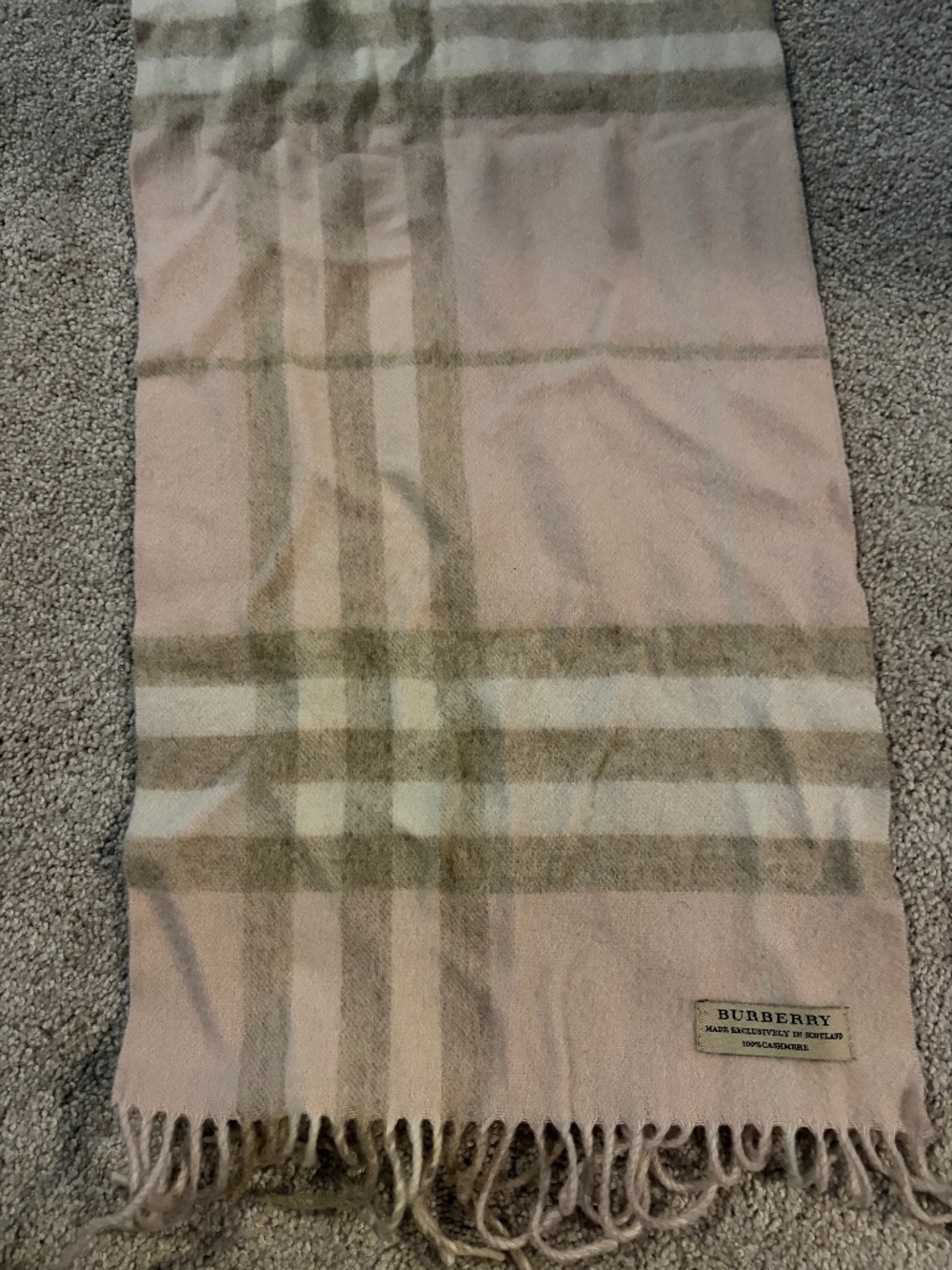 Burberry cashmere scarf
